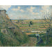 Reproduktion af maleriet Landskabsmaleri, Bazincourt - Camille Pissarro