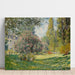 Reproduktion af maleriet Landskabsmaleri; Le Parc Monceau - Claude Monet