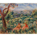 Reproduktion af maleriet Landskabsmaleri - Pierre-Auguste Renoir