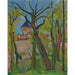 Reproduktion af maleriet Landskabsmaleri ved Saint-Bernard (Ain) - Suzanne Valadon