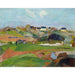 Reproduktion af maleriet Landskab ved Pouldu af Paul Gauguin