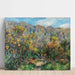 Reproduktion af maleriet Landskabsmaleri med mimoser - Pierre-Auguste Renoir