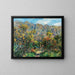 Reproduktion af maleriet Landskabsmaleri med mimoser - Pierre-Auguste Renoir