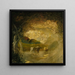 Landskab med træer og husdyr - Albert Pinkham Ryder — indrammet kunstværk på væggen