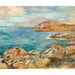 Reproduktion af maleriet Landskabsmaleri af havnefront - Pierre-Auguste Renoir