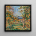 Landskab af Cagnes - Pierre-Auguste Renoir — indrammet kunstværk på væggen