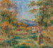 Landskab af Cagnes - Pierre-Auguste Renoir — visning af kunstværket