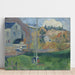 Reproduktion af maleriet Landskabsmaleri i Bretagne, Le Moulin de David - Paul Gauguin