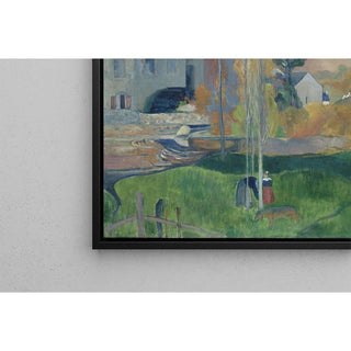 Paysage en Bretagne, Le Moulin de David - Paul Gauguin | Reproduction Tableau Décoration murale affiche copie