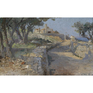 Paysage près de Fiume - Marie Egner | Reproduction Tableau Décoration murale affiche copie