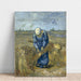 Reproduktion af maleriet Landbrugsmaleri med bundter (Efter Millet) - Vincent van Gogh