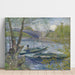 Reproduktion af maleriet Fiskeri om foråret, Clichy Bro (Asnières) - Vincent van Gogh