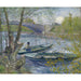 Reproduktion af maleriet Fiskeri om foråret, Clichy Bro (Asnières) - Vincent van Gogh
