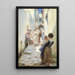 En gade i Torello Italien - Peder Severin Krøyer — indrammet kunstværk på væggen