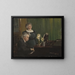 Edvard Grieg og Nina Grieg - Peder Severin Krøyer — indrammet kunstværk på væggen