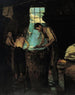 Chapeliers dans un village italien - Peder Severin Krøyer — visning af kunstværket