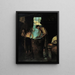 Chapeliers dans un village italien - Peder Severin Krøyer — indrammet kunstværk på væggen
