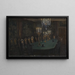 Indendørs - Peder Severin Krøyer — indrammet kunstværk på væggen