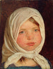 Lille pige fra Hornbæk - Peder Severin Krøyer — visning af kunstværket