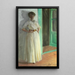 Portrait af Marie Krøyer - Peder Severin Krøyer — indrammet kunstværk på væggen
