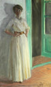 Portrait af Marie Krøyer - Peder Severin Krøyer — visning af kunstværket
