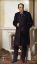 F. Meldahl - Peder Severin Krøyer maleri portræt af arkitekten — visning af kunstværket