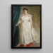 Portræt af grevinde Lillie Suzanne Raben-Levetzau - Peder Severin Krøyer — indrammet kunstværk på væggen