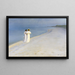 Sommeraften på den sydlige strand - Peder Severin Krøyer — indrammet kunstværk på væggen