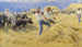 Battage dans les Abruzzes, Civita d'Antino - Peder Severin Krøyer — visning af kunstværket