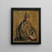 Saint Grégoire le Pape - Pedro Berruguete — indrammet kunstværk på væggen