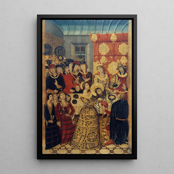 Le banquet d'Hérode - Pedro García de Benavarre — indrammet kunstværk på væggen