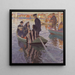 Pèlerins dans une barque - Carl Wilhelmson — indrammet kunstværk på væggen