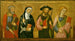 Saint Pierre, Sainte Claire, Saint Jacques le Majeur et Saint Jean l'Évangéliste - Pere Serra — visning af kunstværket