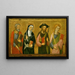 Saint Pierre, Sainte Claire, Saint Jacques le Majeur et Saint Jean l'Évangéliste - Pere Serra — indrammet kunstværk på væggen