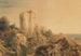 Vue du château de Lympne, Kent - Peter De Wint — visning af kunstværket