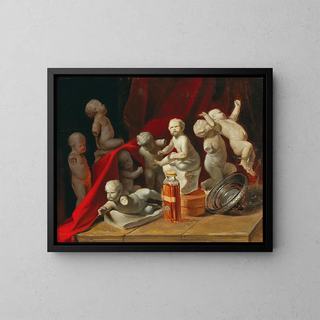 Peter Fendi - Still Life with Putti.webp
