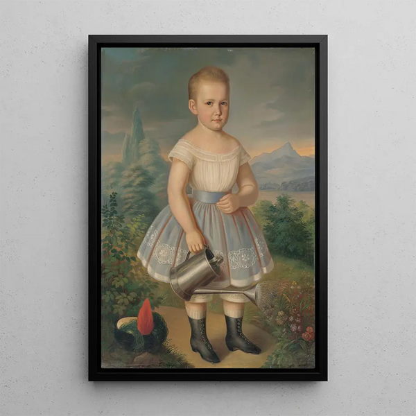 Portrait af Berco Lokansk - Peter Michal Bohúň — indrammet kunstværk på væggen