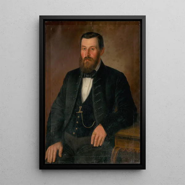 Portrait de Klein - Peter Michal Bohúň — indrammet kunstværk på væggen