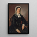 Portrait af Mme Kornlia Schulzov - Peter Michal Bohúň — indrammet kunstværk på væggen