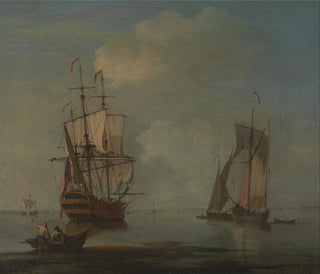 En rolig aften - Peter Monamy — visning af kunstværket