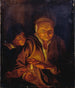 En dreng, der tænder et stearinlys holdt af en gammel kvinde - Peter Paul Rubens — visning af kunstværket