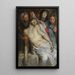 Christ på halm - Peter Paul Rubens — indrammet kunstværk på væggen