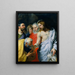 La charge du Christ à Pierre - Peter Paul Rubens — indrammet kunstværk på væggen