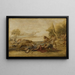 Adonis' død - Peter Paul Rubens — indrammet kunstværk på væggen