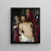 Her er en mand - Peter Paul Rubens — indrammet kunstværk på væggen