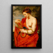 Hygeia, sundhedens gudinde - Peter Paul Rubens — indrammet kunstværk på væggen