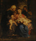 La Sainte Famille med hellige Elisabeth og hellige Johannes - Peter Paul Rubens — visning af kunstværket