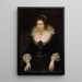 Lady Alethea Talbot, grevinde d'Arundel - Peter Paul Rubens — indrammet kunstværk på væggen