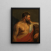 Torso af manden - Peter Paul Rubens — indrammet kunstværk på væggen