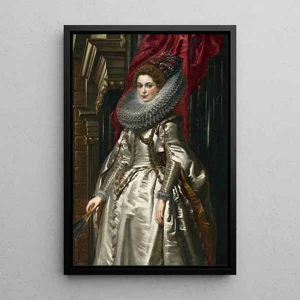 Marchesa Brigida Spinola Doria - Peter Paul Rubens — indrammet kunstværk på væggen